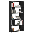 Boekenkast 80 X 24 X 159 Cm Bewerkt Hout