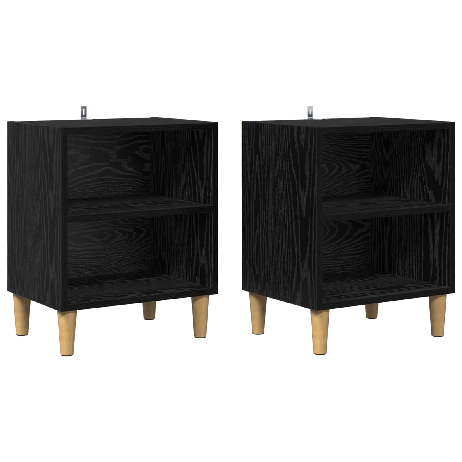 Bedkast 2 St 40 X 30 X 50 Cm Bewerkt Hout