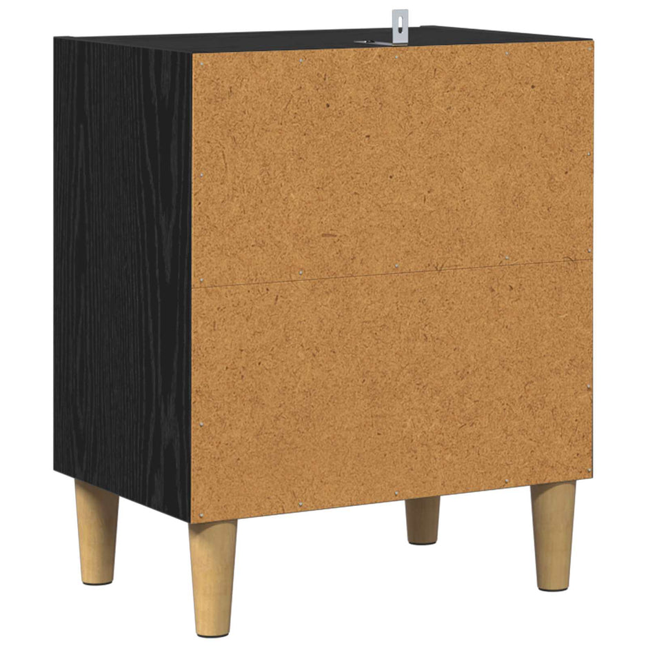 Bedkast 2 St 40 X 30 X 50 Cm Bewerkt Hout