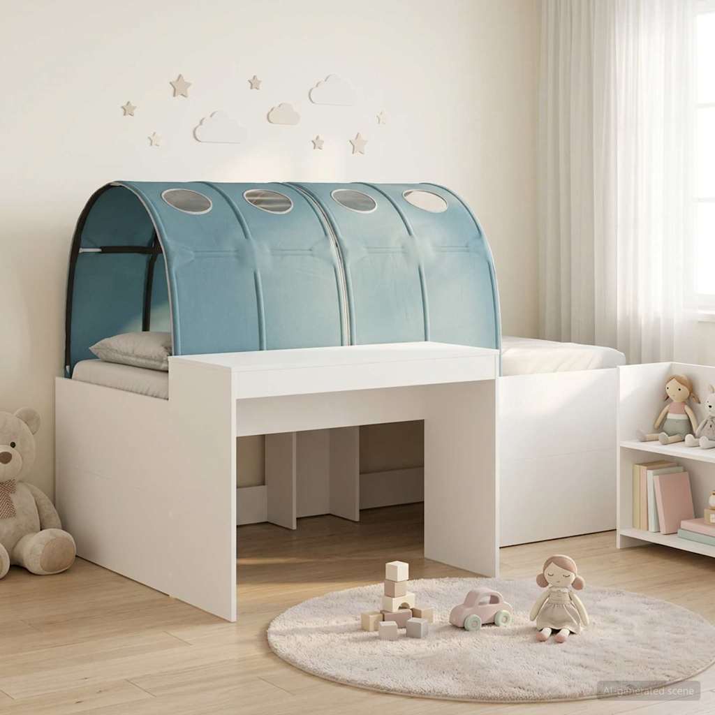 Bed With Tunnel 3 Pcs Artisian Oak And Pink Engineered Wood