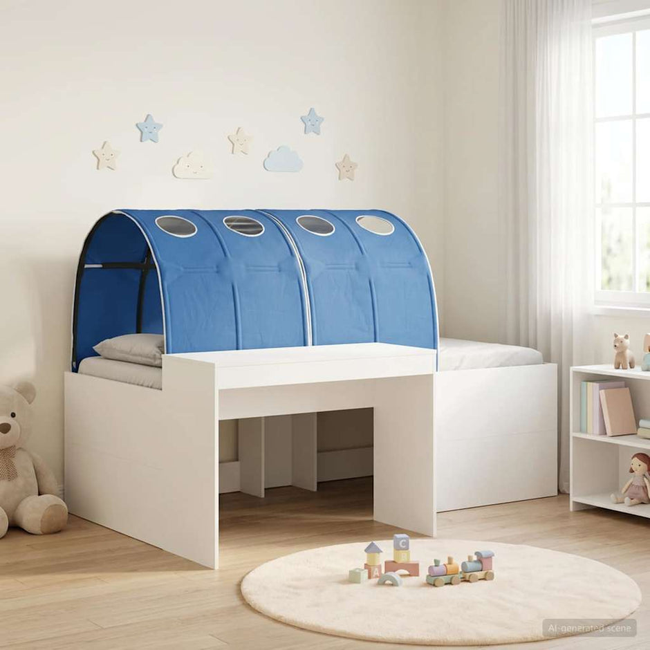 Bed With Tunnel 3 Pcs Artisian Oak And Pink Engineered Wood