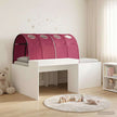 Bed With Tunnel 3 Pcs Artisian Oak And Pink Engineered Wood