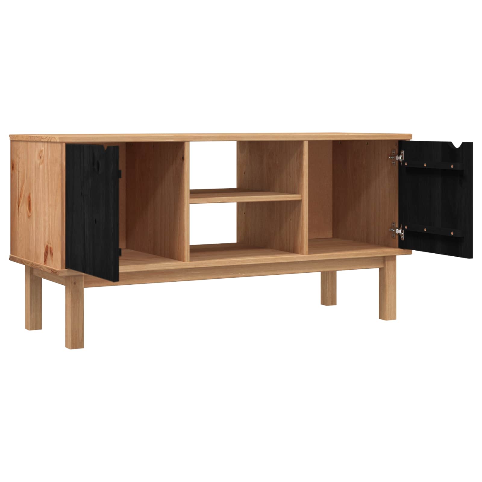 Tv Stand Otta 113,5 X 43 X 57 Cm Massief Grenenhout