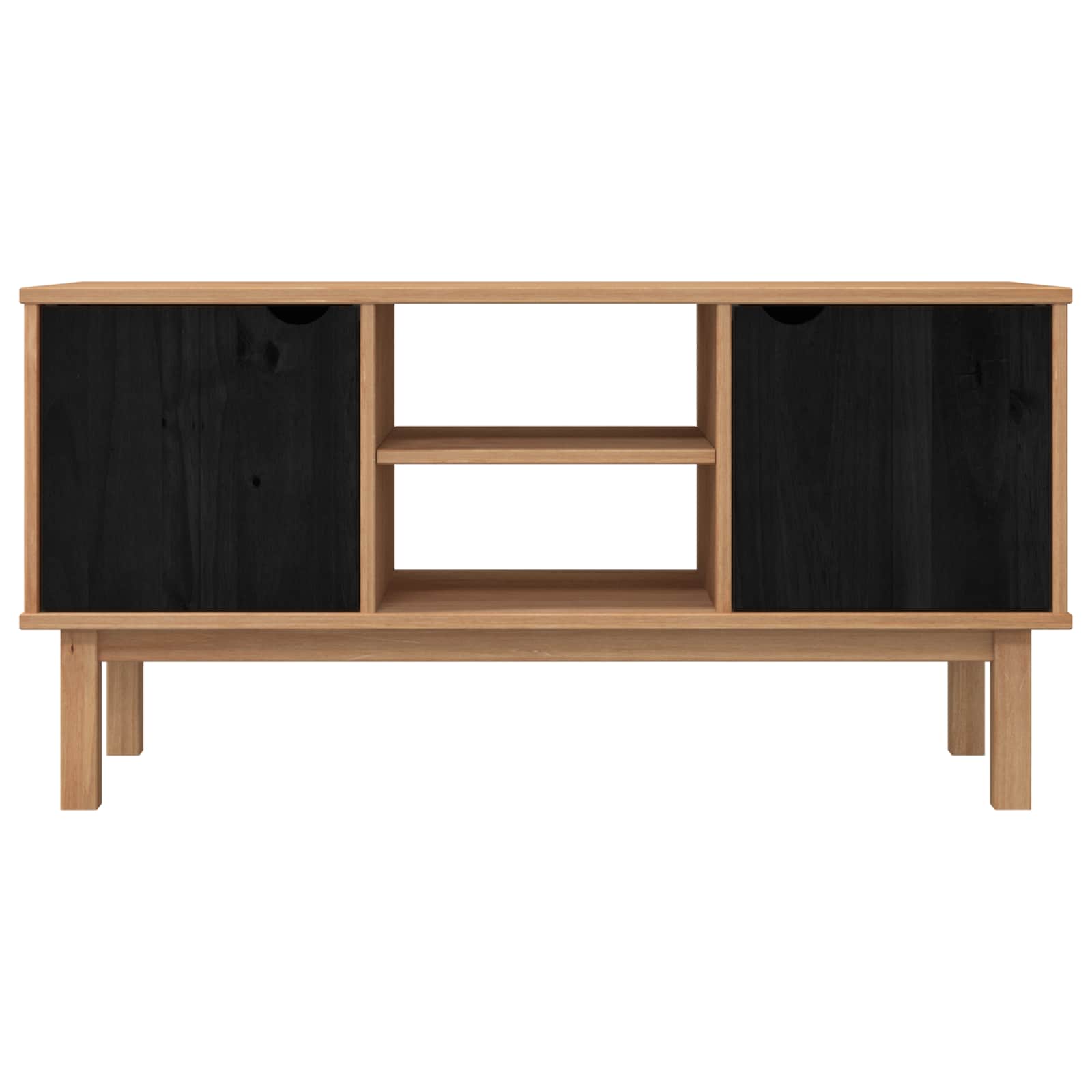 Tv Stand Otta 113,5 X 43 X 57 Cm Massief Grenenhout