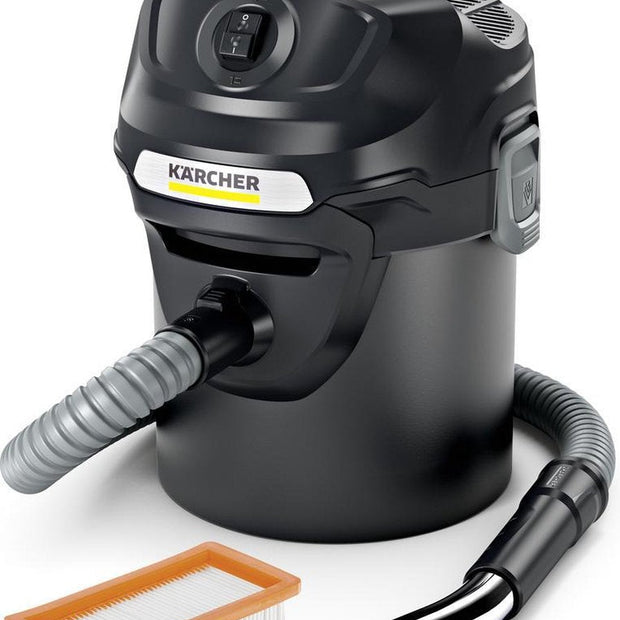 Kärcher ad 2 ash and dry vacuum cleaner - 600 w - 14 liters - flame retardant - reboost filter cleaning