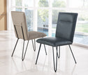 Demi Hairpin Leg Modern Dining Chair in Cobalt, Set of 2