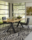 Demi Hairpin Leg Modern Dining Chair in Cobalt, Set of 2