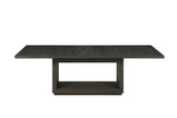 Oxford Rectangular Dining Table in Basalt Grey