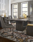 Oxford Rectangular Dining Table in Basalt Grey