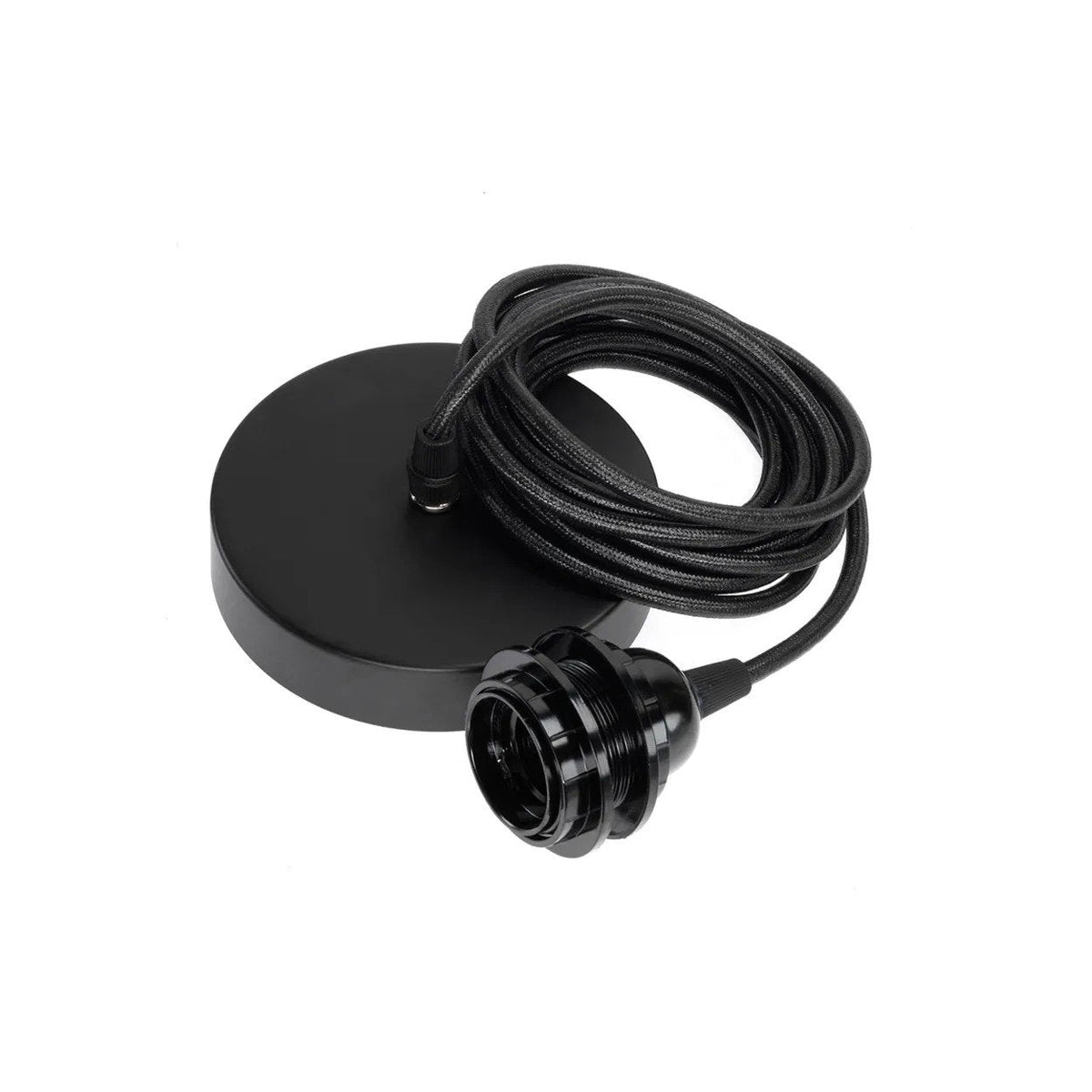 Ceiling Lamp Fitting - Black - 1 Piece