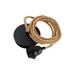 Ceiling Light Fitting - Natural Black - 1 Fitting