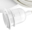 Ceiling Lamp Fitting - White - 1 Fitting
