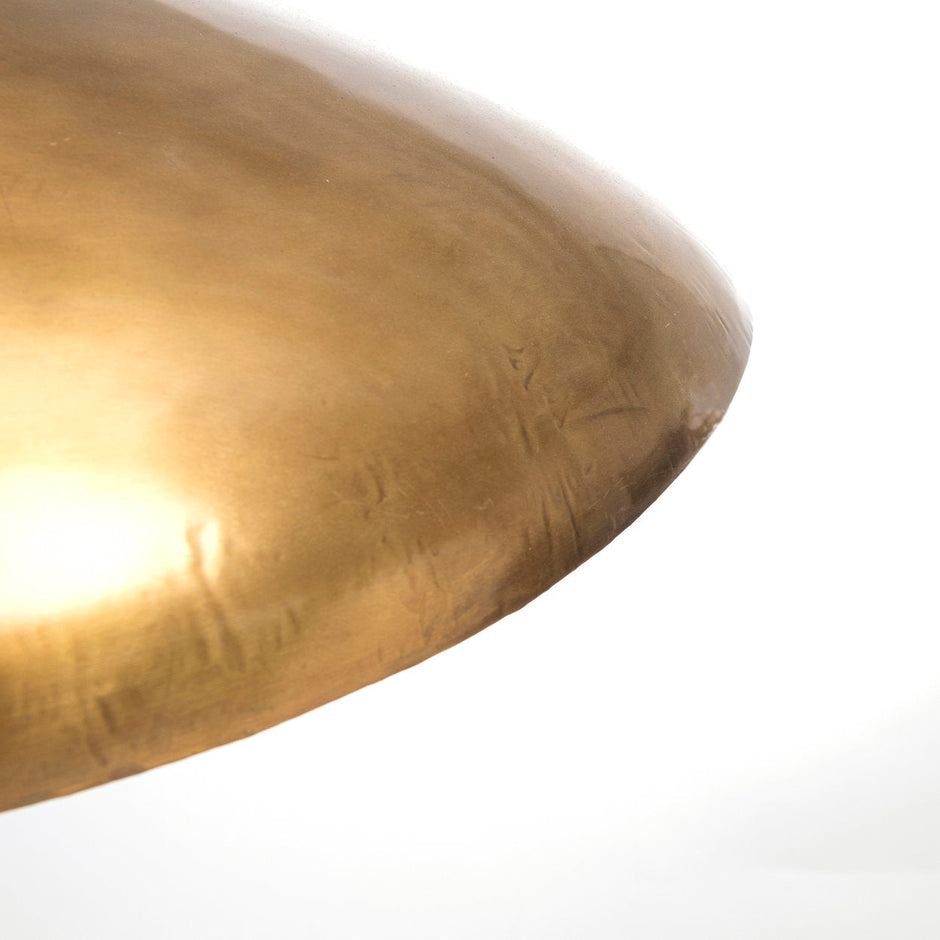 The Fortune Cookie Pendant - Brass - XL