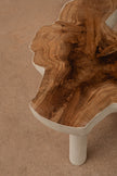 The Organic Side Table - Natural White