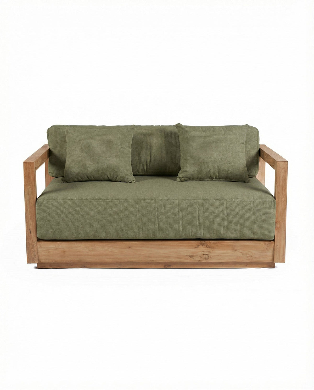 The Umalas Two Seater Sofa - Outdoor - Green Alga