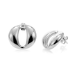 Olivia Sculptural Dome Earrings Gold