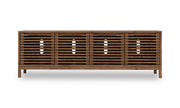 Tanner Four Door Ash Wood Media Console in Roux