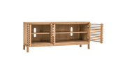 Tanner Three Door Media Console in Flaxen