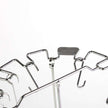 BBQ Accessory Tandoor Rack with 6 Hooks and Skewers