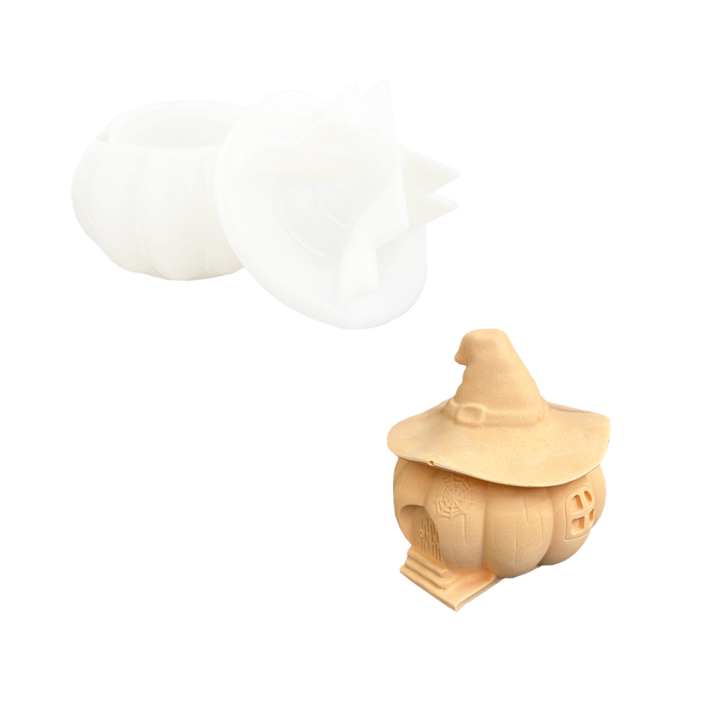 Silicone mould pumpkin with hat
