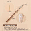 9PCS UV Gel Nail Brush Liner DIY Painting Pen Manicure Acrylic Drawing Brush for Nail Art Design Nails Tip Display Painting Tool