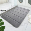 Bathroom Coral Velvet Anti-Skid Mat,Quick Water Absorption,Dry Machine Washing,Toilet Mat,Softcomfortable, Easy Mat Bathroom Use