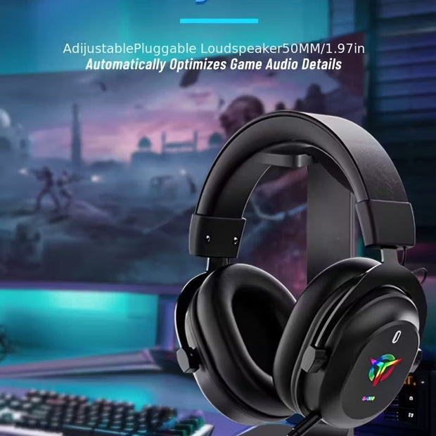 3-in-1 Gaming Headphones Wireless Wired Headset