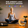 New Intelligent G Shaped LED Lamp Bluetooth Speake Wireless Charger Atmosphere Lamp App Control For Bedroom Home Decor